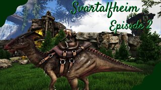 Svartalfheim, a Bit of Exploring the New Map - ARK - Episode 2