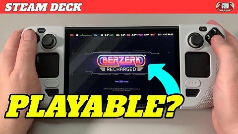 Berzerk: Recharged by Atari on the Steam Deck - Is is Playable?