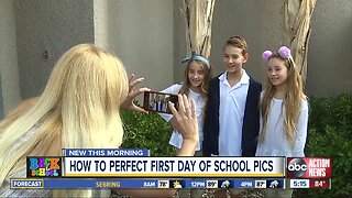 How to take the perfect 'First Day of School' picture