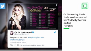 Carrie Underwood Pregnant With Second Baby, Still Touring In 2019