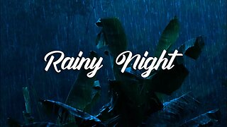 Night Rain | 1 Hour Rain Sounds for Sleeping - Beat insomnia, Relax, Study, Reduce Stress