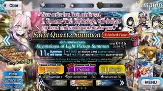 Rolling For Koyanskaya of Light | Koyanskaya of Light Summoning Campaign