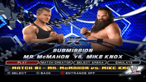 WWE SmackDown vs Raw 2011 Mr. McMahon vs Mike Knox