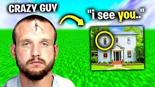 I Found A Crazy Guy In Minecraft.. (HELP)