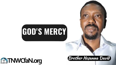 God's Mercy | Hosanna David