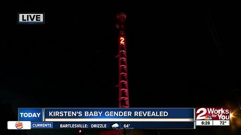 KJRH Tower announces gender of Kirsten Lang's baby - 6am hour