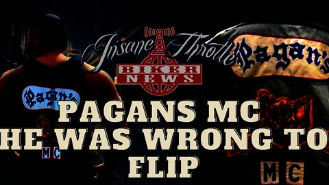 Pagans MC member was in the wrong turning on fellow member