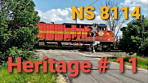NS 8114 norfolk southern heritage mixed freight.