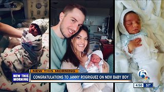 WPTV reporter Janny Rodriguez welcomes new baby!