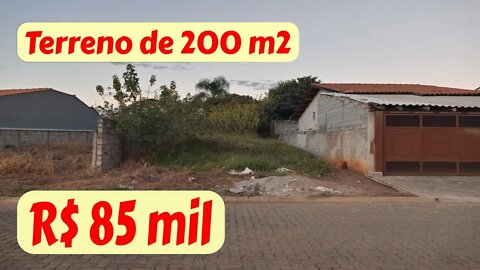 Terreno de 200 metros para venda em Joanópolis/SP. Aceitamos Bitcoin