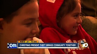 After gifts were stolen, family gets overwhelming support from strangers