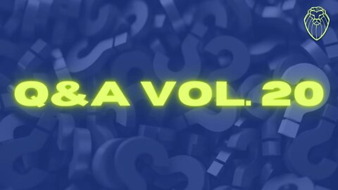 368 - Q&A Vol. 20: Using Biologically Incorrect Pronouns, If Jesus would watch MMA, & More