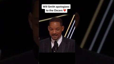 Will Smith cried at the Oscars #shorts #willsmith