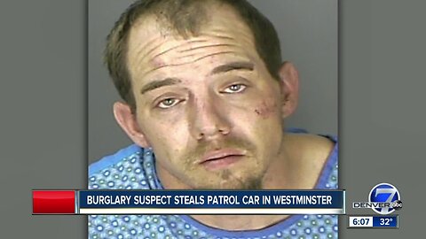 Burglary suspect steals Westminster patrol car, police say