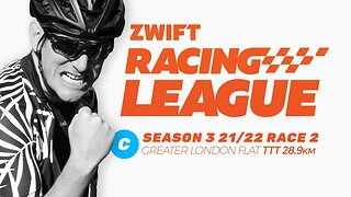 ZWIFT RACING LEAGUE / Race 2 Greater London Flat / TTT Team Time Trial 28.9km / ZRL Season 3 / LIVE