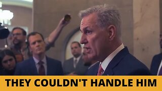 Speaker McCarthy DESTROYS Crowd Of Fake News Journalists