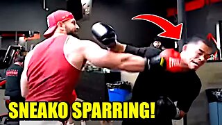 Sneako Gets KO'd In Sparring! NEW SPARRING FOOTAGE BREAK DOWN!