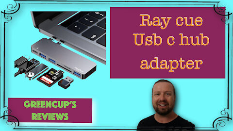 Product Review | RayCue USB C Hub Adapter for MacBook Pro/Air 2020 2019 2018 | 5 Stars