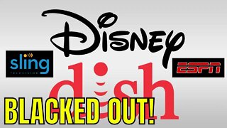 DISNEY BLACKS OUT ESPN on Dish & Sling TV! MNF & College Football Fans Gets HOSED!