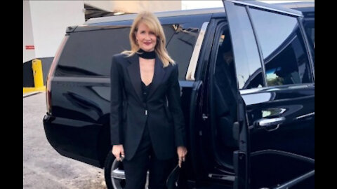 Laura Dern only spent seven minutes at Golden Globes