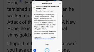 Discussions with Open AI about Mandela Effect Changes. #10 ( Star Wars C-3PO color) #mandelaeffect