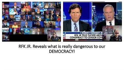 RFK Jr On Tucker This is extremely dangerous to our democracy!