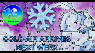 Icy Cold Wind Chills and Snow Coming -Great Lakes Weather