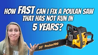 Will it run? How to fix a Poulan chainsaw that has been sitting for YEARS