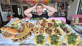 “YOU’RE CRAZY” THE BIGGEST MEXICAN FOOD CHALLENGE IN TEXAS |￼ Mexican Street Food Challenge