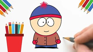 COMO DESENHAR STAN DE SOUTH PARK - MUITO FÁCIL DE FAZER #southpark #stan