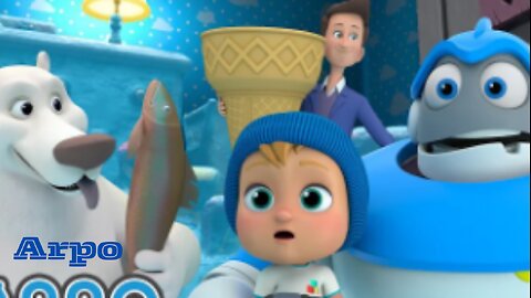 Frozen House! 🥶 - ARPO The Robot - Funny Kids Cartoons - Kids TV Full Episode Compilation