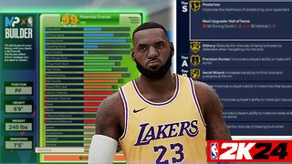 Best Lebron James Build in NBA 2K24 next gen