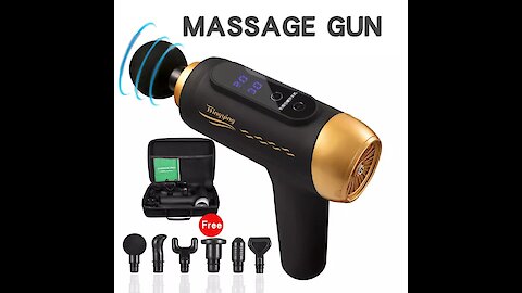 singying Massage Gun Muscle Relaxation Vibration Fascial Gun Fitness Equipment Noise Reduct