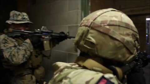 U.S. Marines and British Royal Marines Room Clearing Training - Tartan Eagle (Phase I)