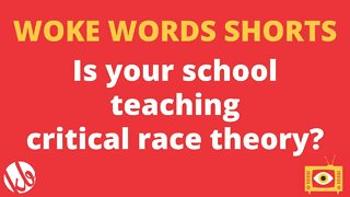 Your school says they're not teaching CRITICAL RACE THEORY. Do you believe them? #shorts