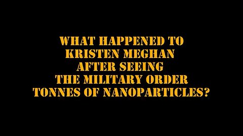 Kristen Meghan Exposes The Chemtrail 'Conspiracy' What Happened To Her?
