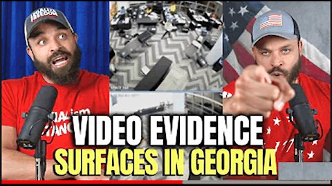 Evidence Shows Georgia Poll Workers Pulling out Suitcases of Ballots