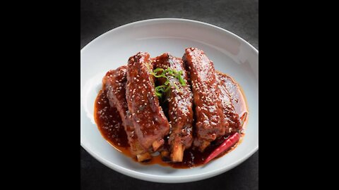Korean spicy pork ribs | maeun dweji galbi