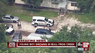 9-year-old dies after being pulled from Gibsonton creek