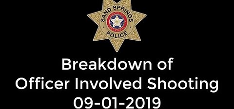 Sand Springs Officer-Involved Shooting