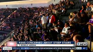 Fans concerned about steep seats at T-Mobile Arena