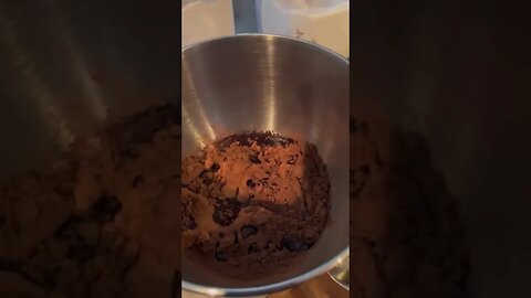 Making chocolate crinkle cookies for you guys. #firstvideo #cookies #newrecipe #bekind