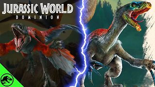 New Jurassic World: Dominion Dinosaur Species Revealed! - Pyroraptor and Therizinosaurus