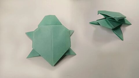 🐢 Origami Turtle | How to make a turtle out of paper is easy. ☑