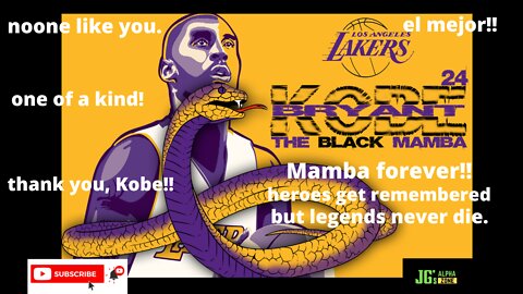 Kobe Black Mamba Bryant!
