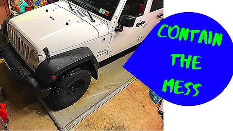 BEST WAY TO KEEP YOUR YOUR GARAGE FLOOR CLEAN - Use A Containment Mat
