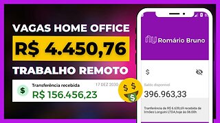 [HOME OFFICE] Ganhe R$140,00 Por Hora Apenas Com o Celular - TRABALHO REMOTO ONLINE