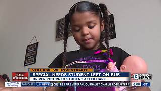 Deaf girl forgotten on bus after driver mishap