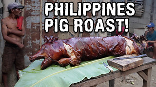 Philippines Village Fiesta, "Beauty Pageant", & Disco - Episode 3 - PIGS ROASTING OVER OPEN FIRE!