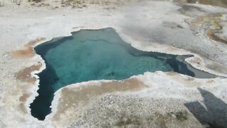 Blue Star Spring in Yellowstone